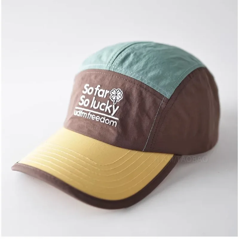 

Модные быстросохнущие бейсболки с вышивкой букв, женские летние бейсболки для отдыха, защита от солнца, универсальные мужские шапки