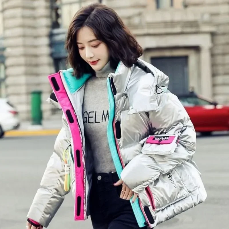 

2026 Gorgeous Women Down Jacket Winter Coat Female Short Parkas Loose Thick Warm Outwear Hooded Leisure Time Versatile Overcoat