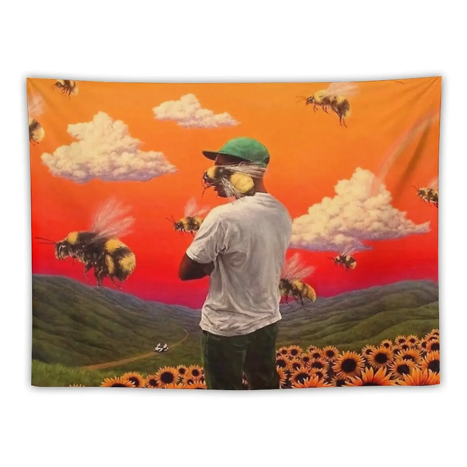 

Tyler The Creater Flower Boy Potrait Tapestry Custom Anime Decor Bedroom Decor Aesthetic Decoration Aesthetic Tapestry