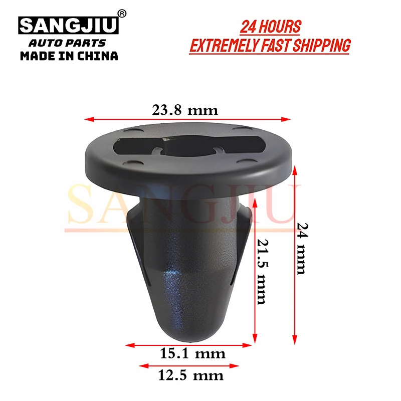 

20Pcs Bumper Cover Grommet Head Clips Compatible With For Mitsubishi Eclipse Galant Mirage Chrysler Colt Eagle Sebring MB271999