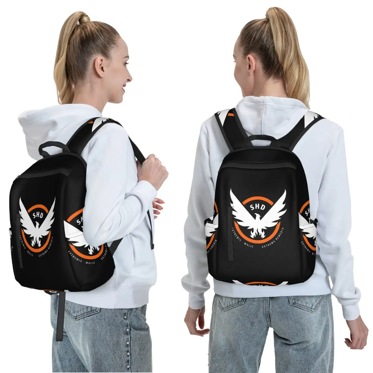 Game Tom Clancys The Division SHD Seal Backpack Daypack Large Capacity Boys Girls BookBag School Bag Shoulder Bags for Men Women