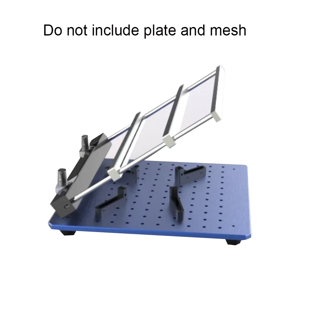 Aço Mesh Solda Paste Printing Table Precise Smt Manual Small Screen Printing Machine Melhor Impressão 170 Mmx170 Mmpcb