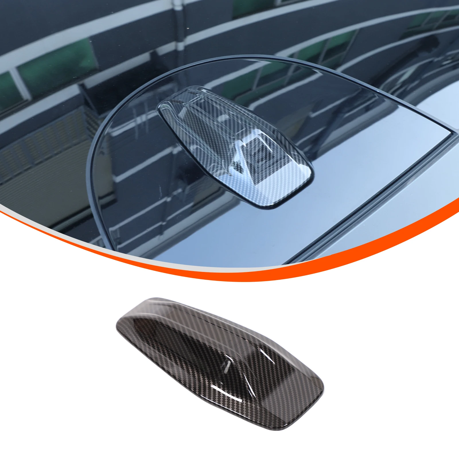 

Крышка антенны из углеродного волокна ABS, плавник акулы, 2024, BMW 5 серии/7 серии G38, автомобильные внешние аксессуары