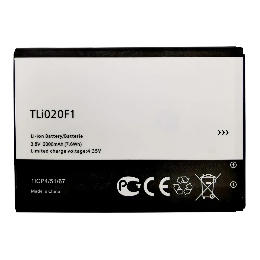 New 2000mAh TLi020F1 Lithium Battery For Alcatel U5 5044D 5044Y 5044I 5044T 5047D 5047Y 4047D Mobile Phone Batteries