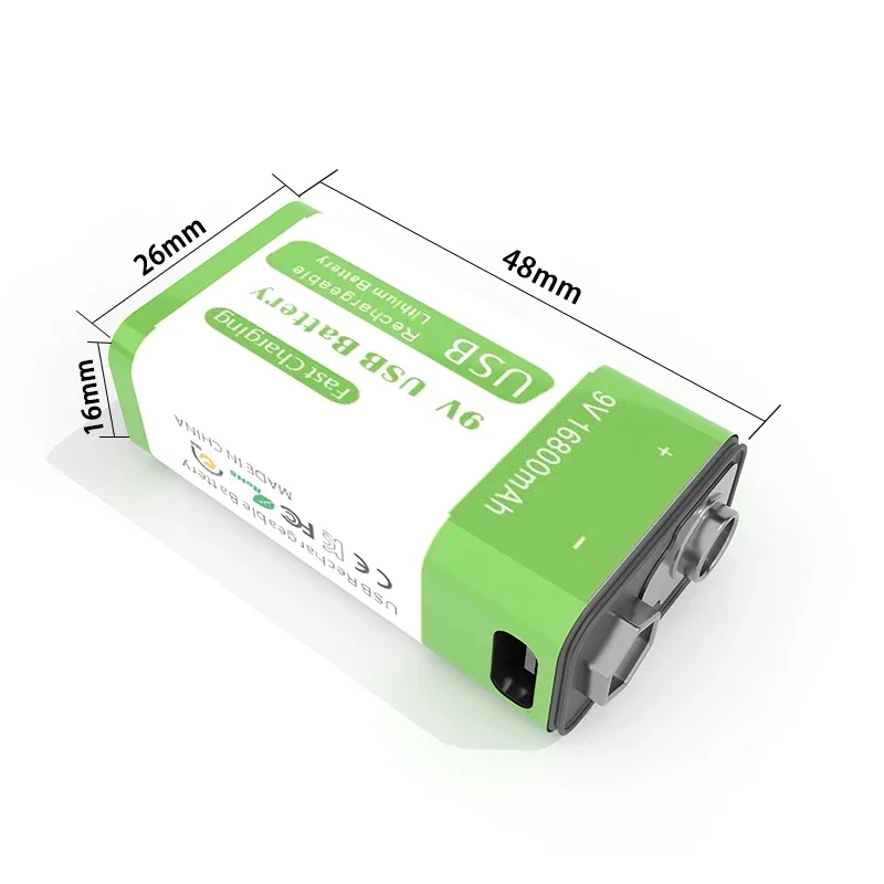 LIKEKALA جديد 9 فولت 16800 مللي أمبير بطارية ليثيوم أيون قابلة للشحن مايكرو USB بطاريات 9 فولت ليثيوم لعبة ميكروفون متعدد التحكم عن بعد