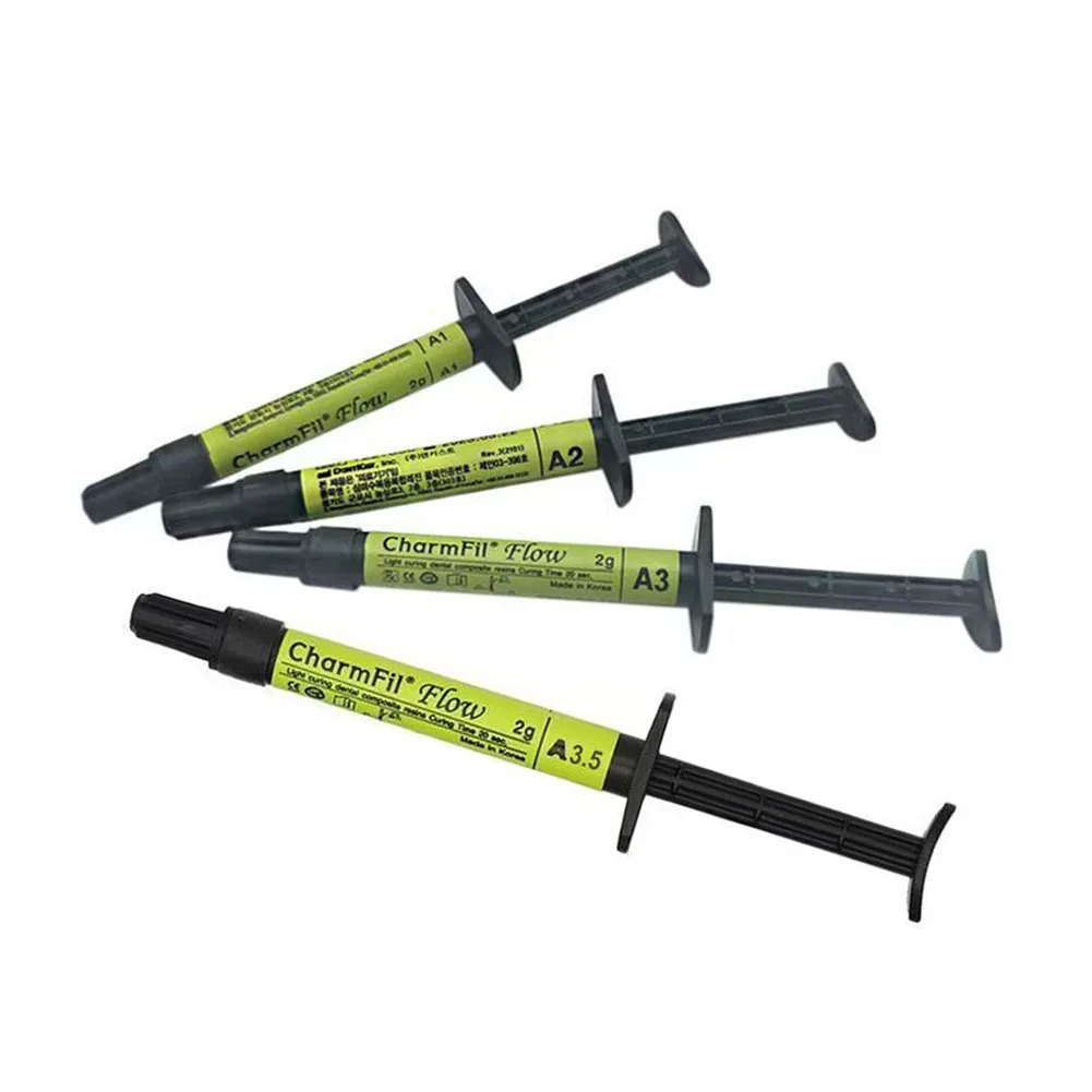 DENTKIST Dental Composite Resin Light Curing Nano Resin Solid Flowable Tooth Restorative Bonding Filling Materials A1/A2/A3/A3.5