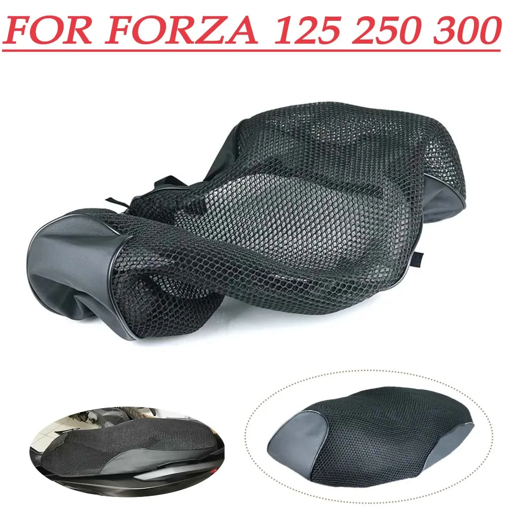 Motorcycle Seat Cushion Cover Guard for HONDA Forza 300 125 250 Net Pad Protection 2023 2022 2021 2020 2019 2018