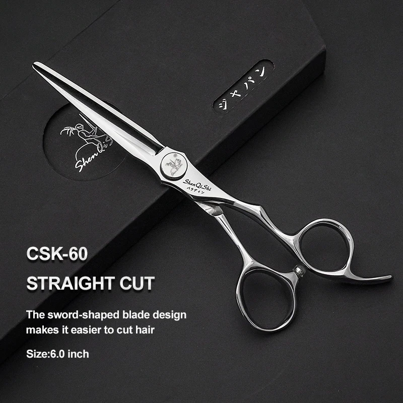 VG10 Straight Steel Hairdressing Scissors Professional Hair Cutting Shears Hair Barber Hair Scissors