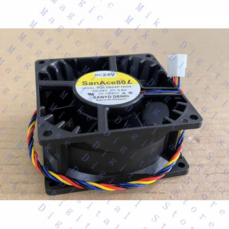 

UU 1 шт. инверторный промышленный вентилятор с алюминиевой рамой 9GL0824P1K04 24 В 0,8 А 8 см 8038