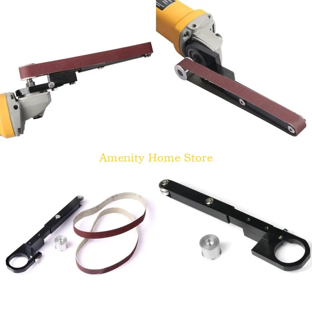 F26C Modified Sand Belt Machine Electric Belt Grinder Air Belt Sander Attachment
