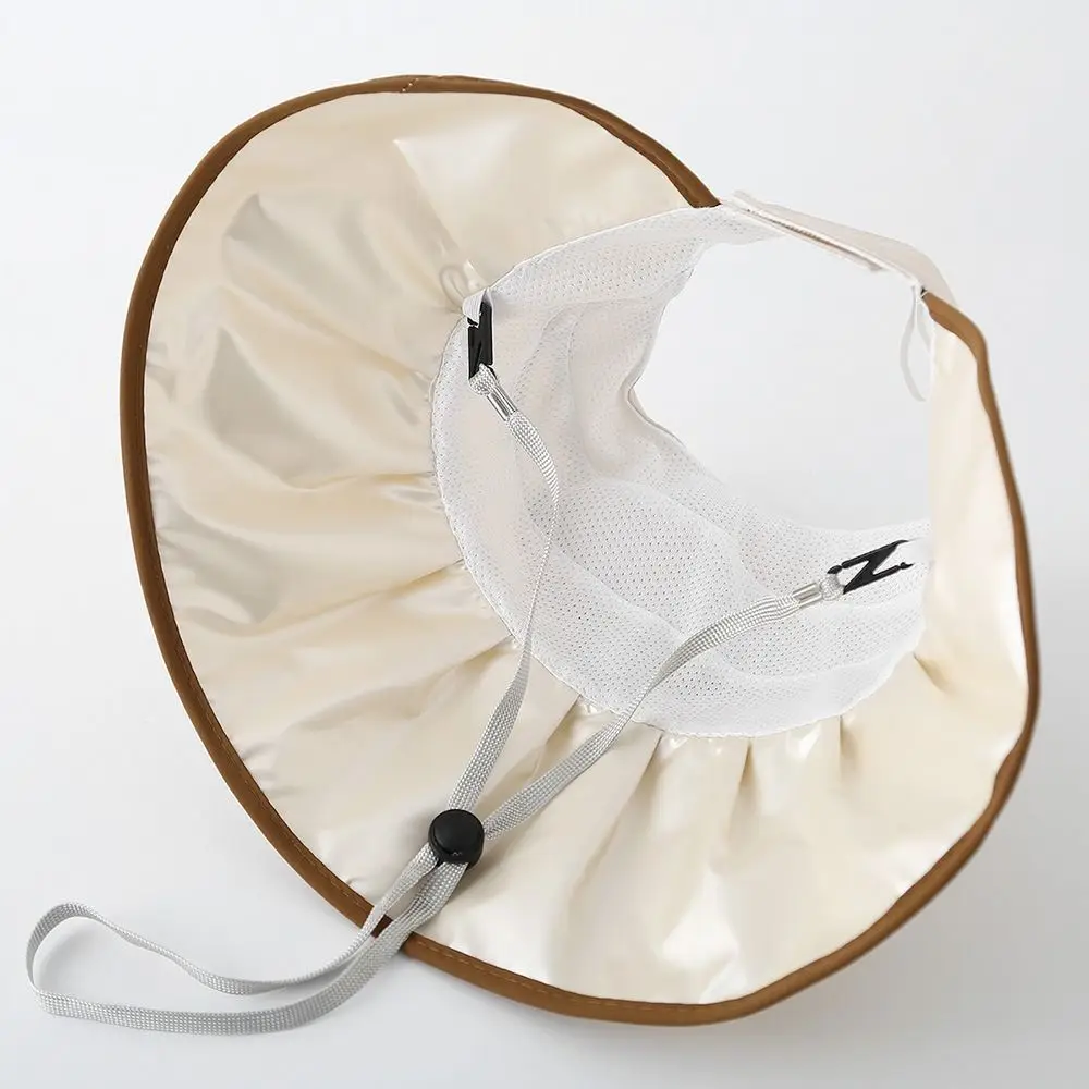 

Korean Style Cartoon Capybara Bucket Hat Solid Color Shading Hat Summer Sunhat Quick-dry Anti-UV Sun Hat