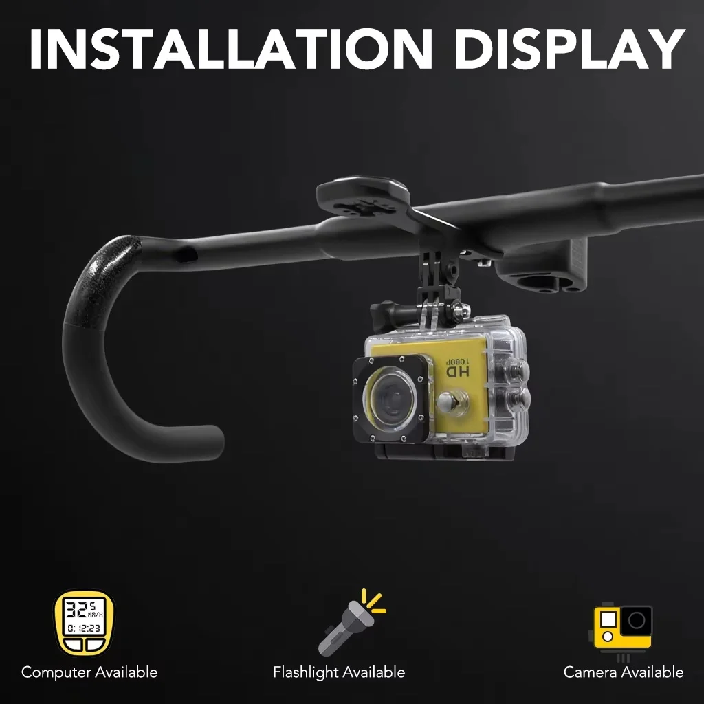 ULLICYC For Syncros Fraser IC SL WC or Syncros Creston iC cockpits Computer Mount Gopro/Garmin/Bryton/Wahoo Mount Aluminum Alloy