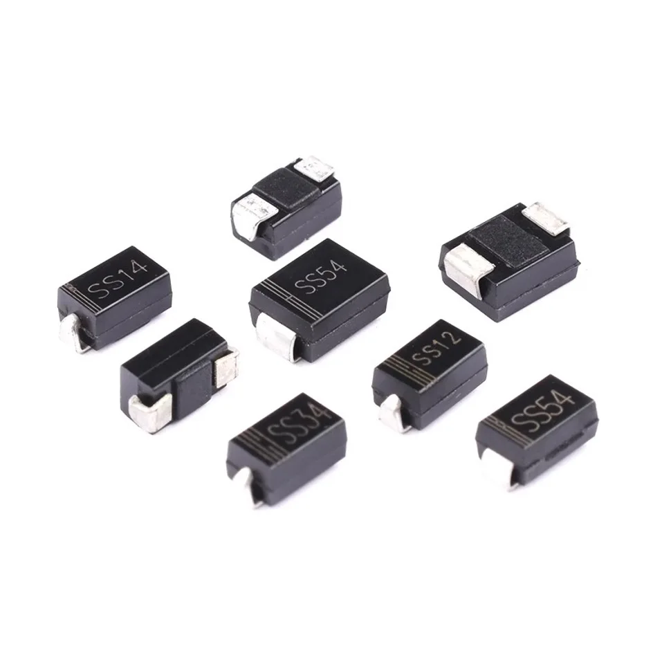 Diodo rectificador Schottky, Kit electrónico SMA, SS12/14/34/54 SMT 1N5817 1N5819 1N5822 1N5824 SMB, 20PCS-SMD