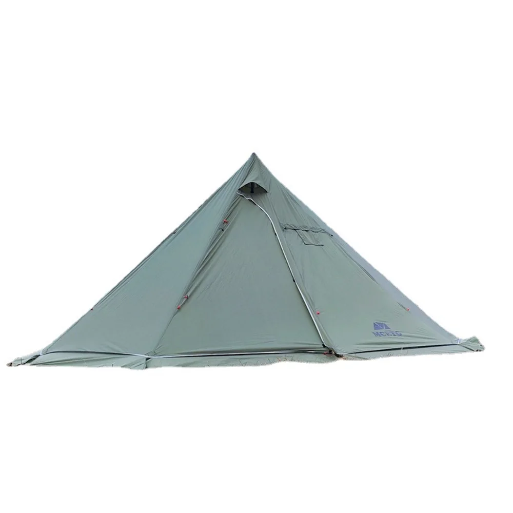 

5-8 People Tipi Hot Tent with Stove Jack Camping Pyramid Teepee Tent for Camping Backpacking Hiking 2024