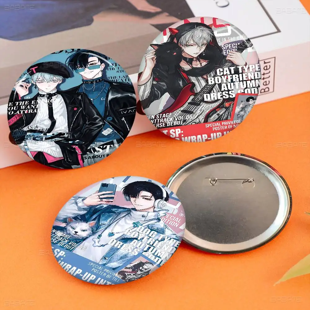 

Alien Stage Anime Ivan Till Anime Creative Tinplate Soft Button Pins Animal Icon Brooch Lapel Backpack Badge Accessories Pin