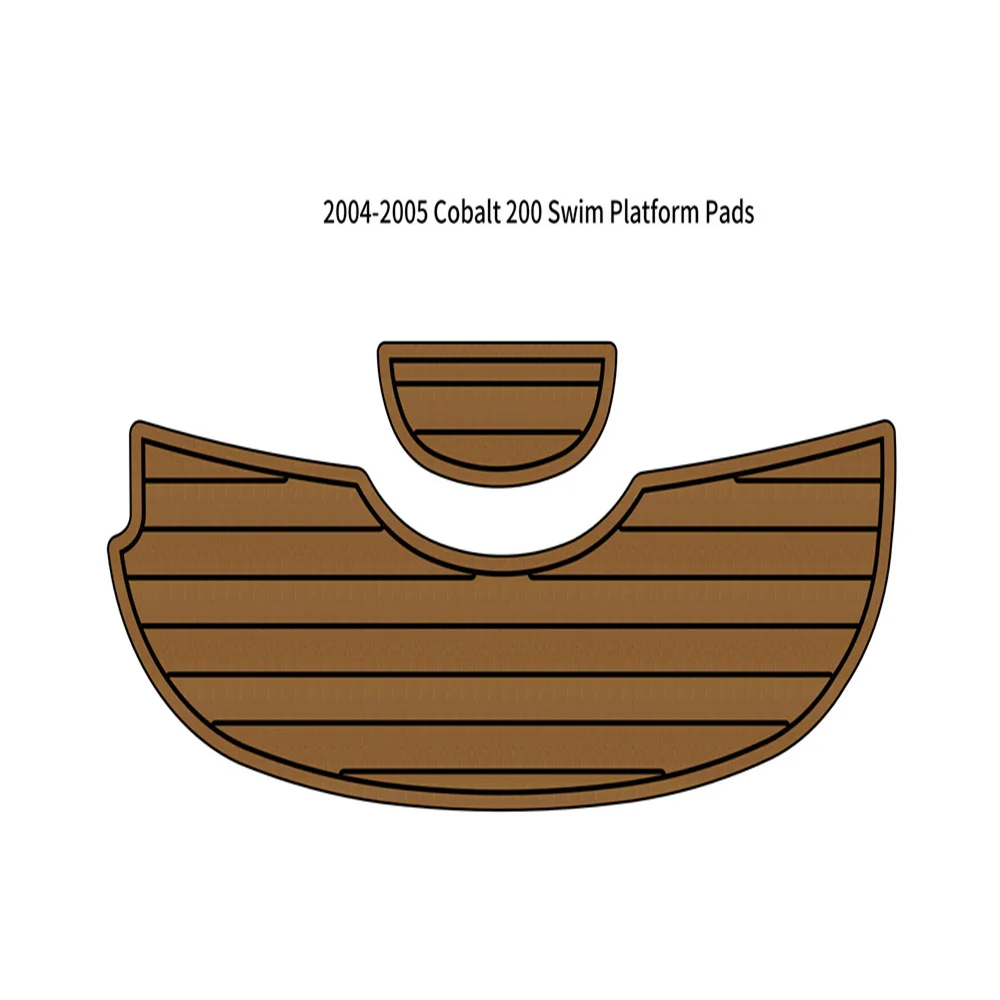 

2004-2005 Cobalt 200 Swim Platform Step Pad Boat EVA Foam Teak Deck Floor Mat SeaDek MarineMat Gatorstep Style Self Adhesive