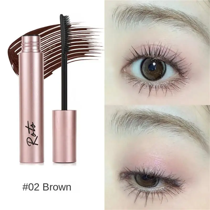 ROTO Mascara Lengthens Eyelashes Slender Thick Curling Waterproof Sweat-proof Long-lasting Not Easy To Smudge Girls Makeup Tools