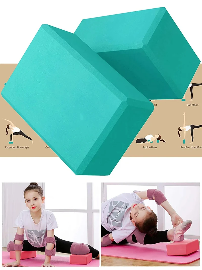 1 Stück Yoga-Block, Schaumstoff-Block für das Fitnessstudio, Pilates-Trainingsgerät, Trainingsmatte, Sport-Yoga-Zubehör, Trainingsgerät für zu Hause. – Detail 1