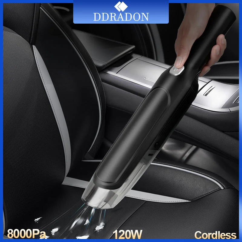 

8000Pa Car Vacuum Cleaner Cordless Mini Car & Home & Pet Cleaning Handheld Portable Vacum Cleaner With 4000Ma Battery