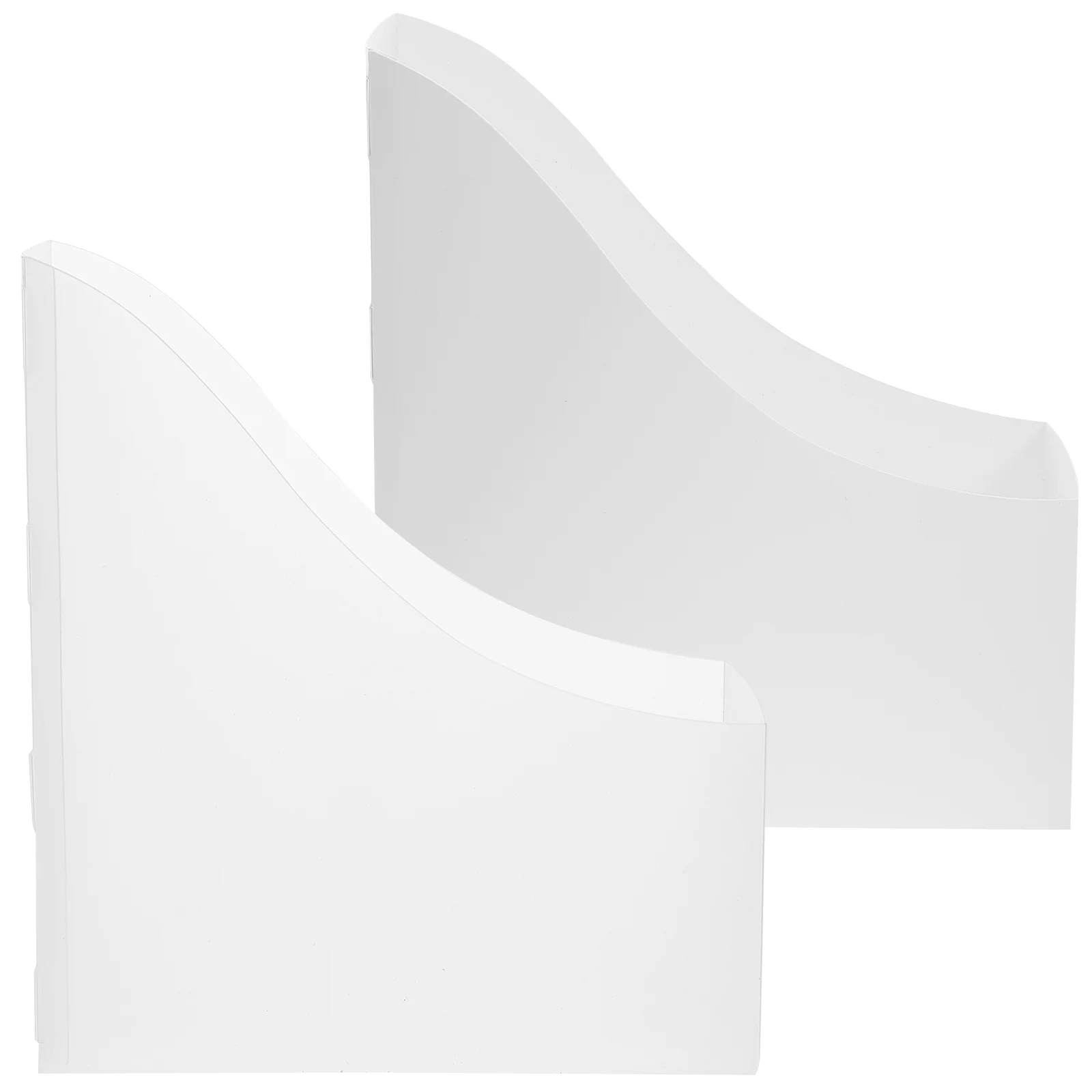 2 قطعة رف منظم الملفات حامل مجلد تخزين المستندات المكتبي الإبداعي لصندوق تخزين مجلد ملفات المكتب