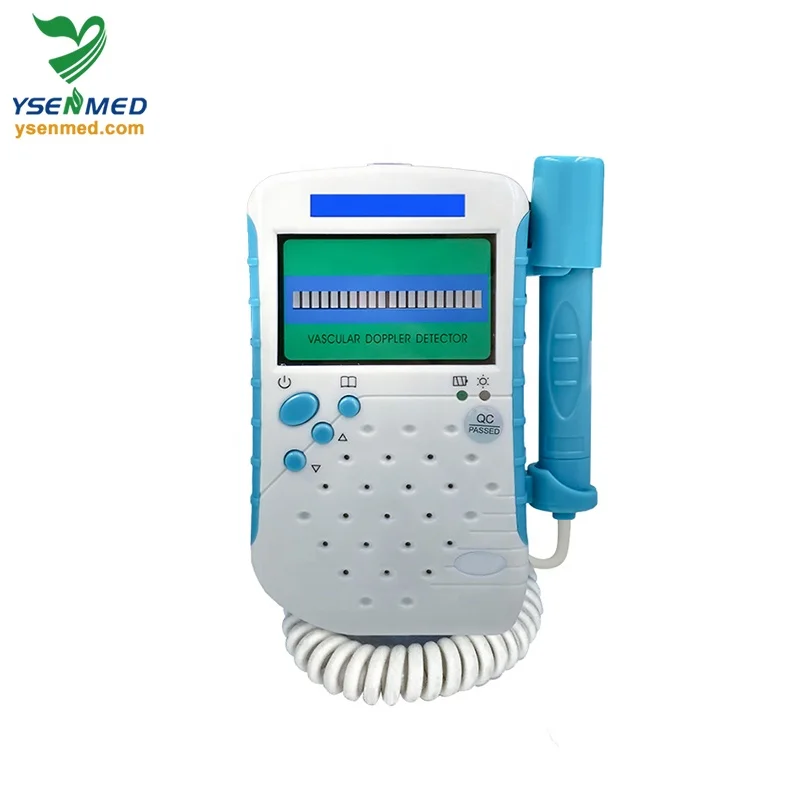 Plus Animal Blood Flow Monitor Veterinary Ultrasonic Vascular Doppler Price Pet Vet Vascular Doppler Portable YSUVD-520V