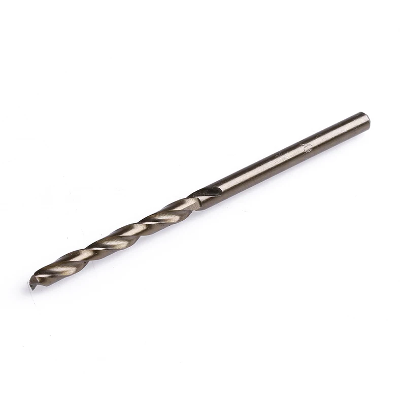 Broca espiral de cobalto, vástago triangular, hss-co, M35, 3mm, 10 unids/set por juego