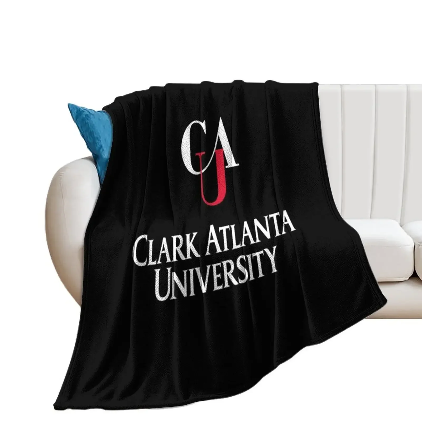 Clark Atlanta University Throw Blanket Soft Plaid valentine gift ideas Custom for babies Blankets