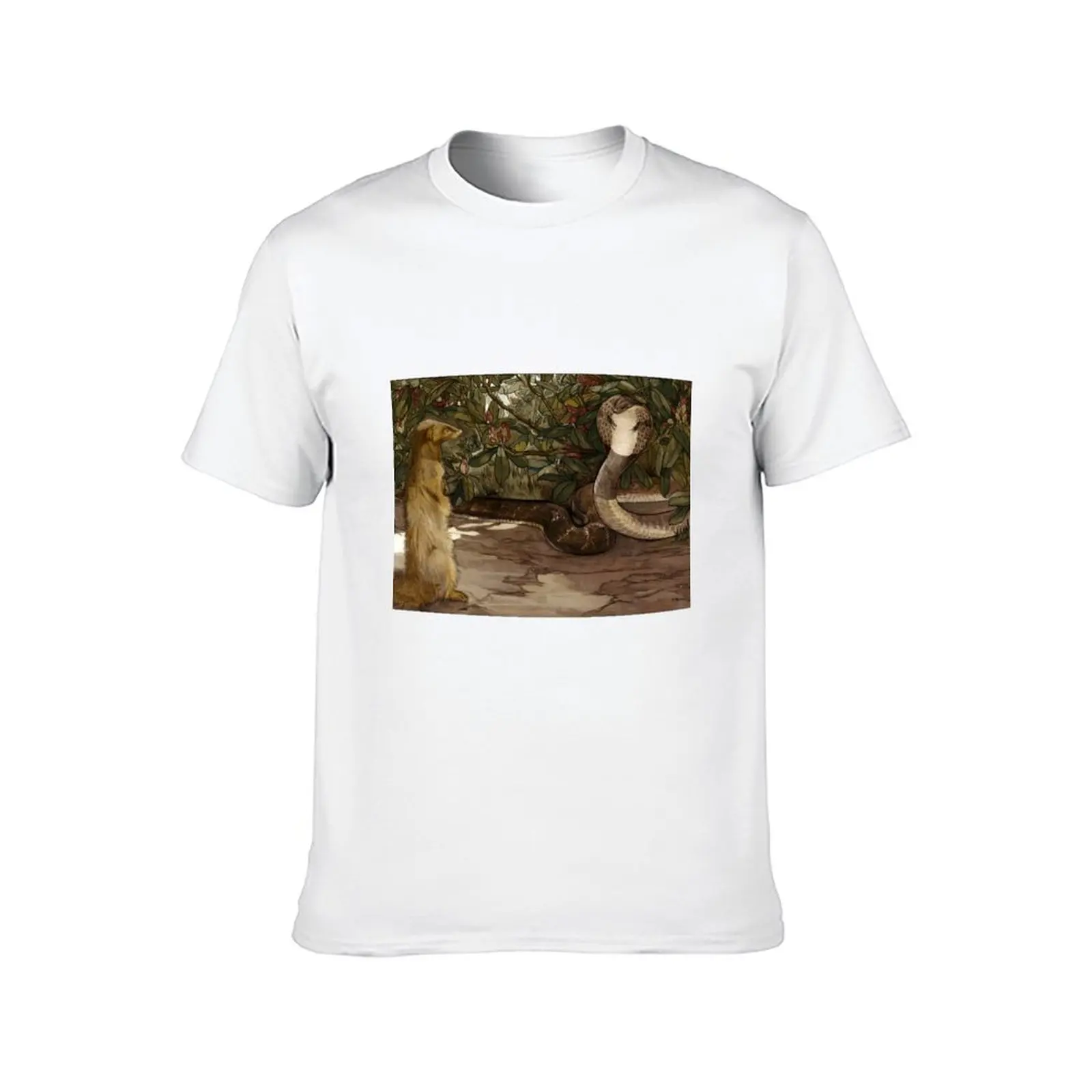 كتاب الغابة - ريكي تيكي تافي - تي شيرت ديتمولد براذرز تي شيرت رجالي فاخر تي شيرت للرجل تي شيرت جرافيك تي شيرت