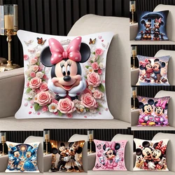 Pillow Cover Minnie Mickey Birthday Wedding Gifts 50x50 Cushions Covers Dakimakura Throw Pillows iving room Pillowcase Girl gift