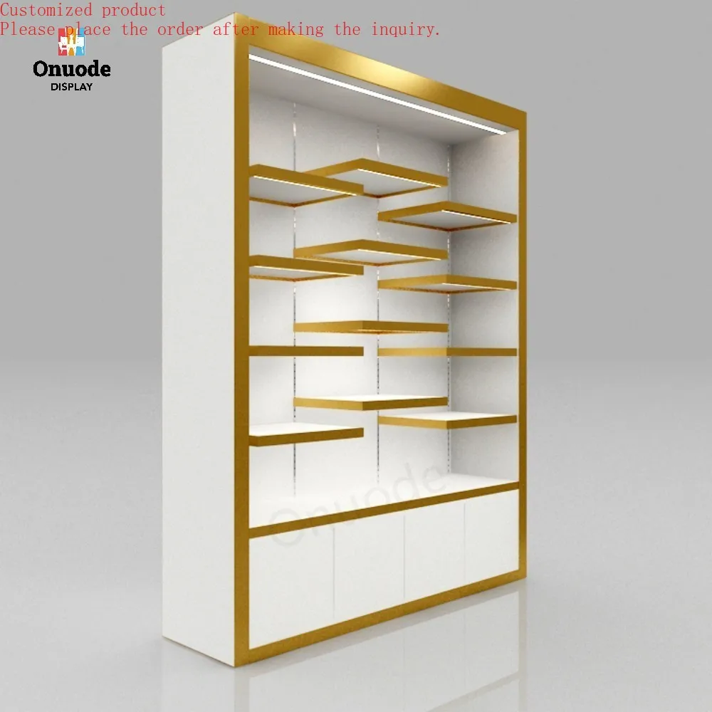 

Custom.Modern LED Light Wood Jewelry Display Cabinet Jewelry showcase Cabinet for Jewelry Shop Furniture