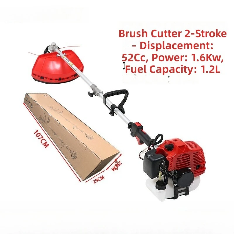 

Factory spot lawn mower 52cc lawn mower handheld two-stroke brush cutter two-in-one packaging