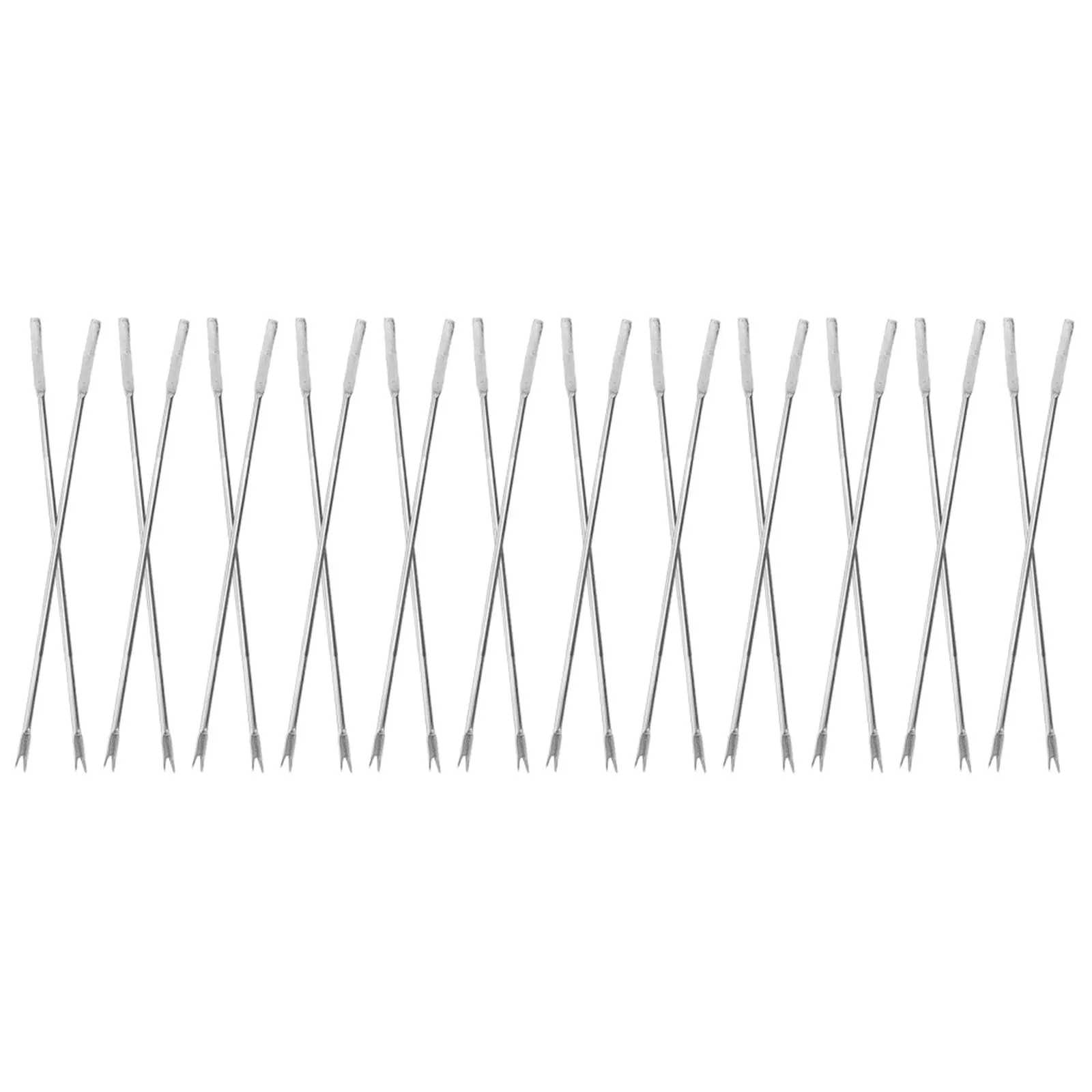 

24Pcs Metal Seafood Peeling Tools Crab Forks Nut Pickers Safety Polished Multifunction Kitchen Seafood Eating