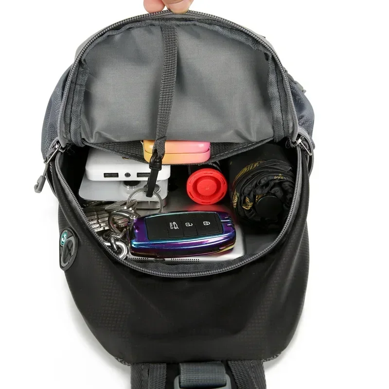 New Anti-Theft Waterproof Shoulder Backpack Sling Chest Crossbody Bag Cover Pack Rucksack Bicycle Sport Carry on Weekender Bag
