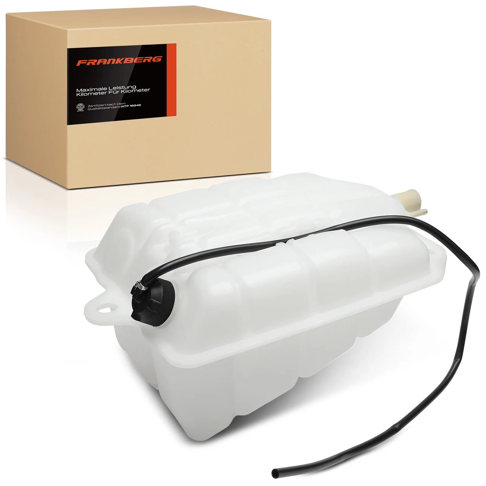 Frankberg 1x Compensatiecontainer Koelvloeistofcontainer voor Iveco Eurocargo 80E 18K 2003-2015 98426670 98426669