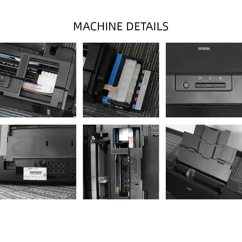 A3 DTF Printer Bundle for Epson L1800 Directly Transfer Film DTF Printer with Oven Dryer A3 DTF Machine For T-shirt All Fabric