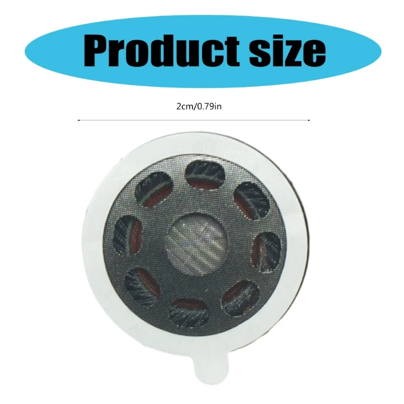 ลำโพงขนาดเล็ก 20 มม. พร้อมแม่เหล็กภายใน, 8Ohm, 0.5W กันน้ำสำหรับโทรศัพท์แท็บเล็ตคอมพิวเตอร์แตรทรัมเป็ต