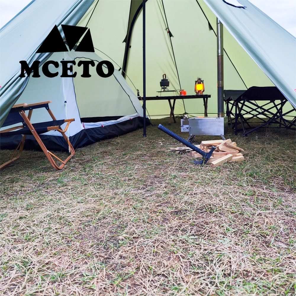 Imagem -06 - Mceto Tx500pro Ultraleve Tipi Tenda Quente com Saia de Neve Bushcraft Caminhadas Acampamento Aventura