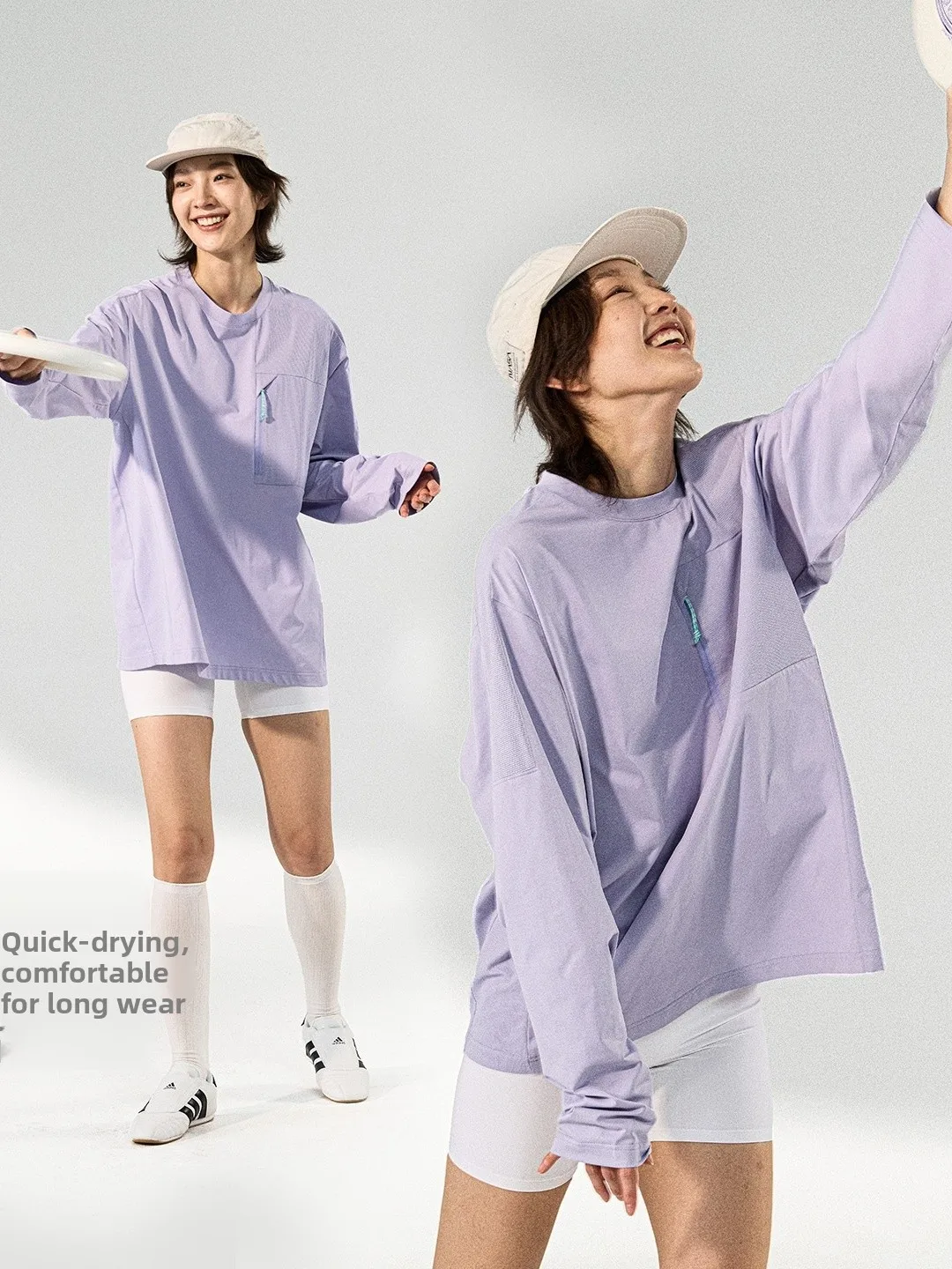 

Удобная мужская спортивная футболка с длинным рукавом на молнии, круглым вырезом, быстросохнущая, для активного отдыха, весна-осень, новая модная коллекция