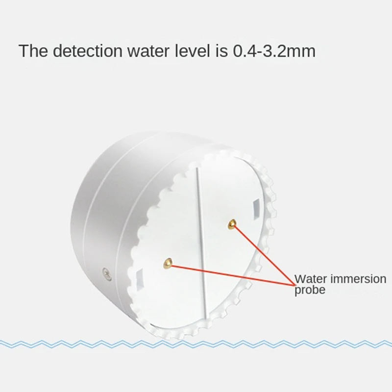 1 pçs wifi corvo inteligente detector de água sensor de vazamento alarme detector de vazamento 40db alarme de inundação transbordamento segurança