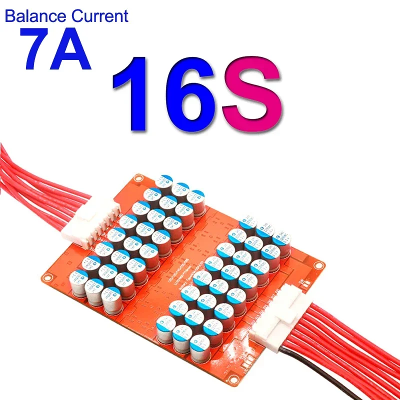 1.2-7A Active Balance Board eBike 18650 Li-ion LiFePo4 Balancer Lithium Battery Pack Energy Transfer 4S 8S 10S 16S 32S Equalizer