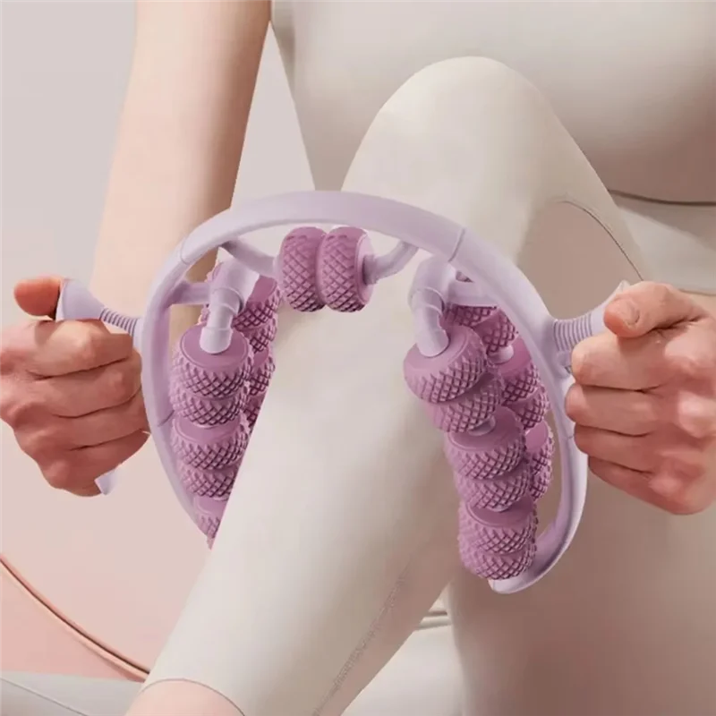 

HOES-Leg Massager With26 Wheels Calf Muscle Relaxer Forfatigue Relief Body Massage Roller