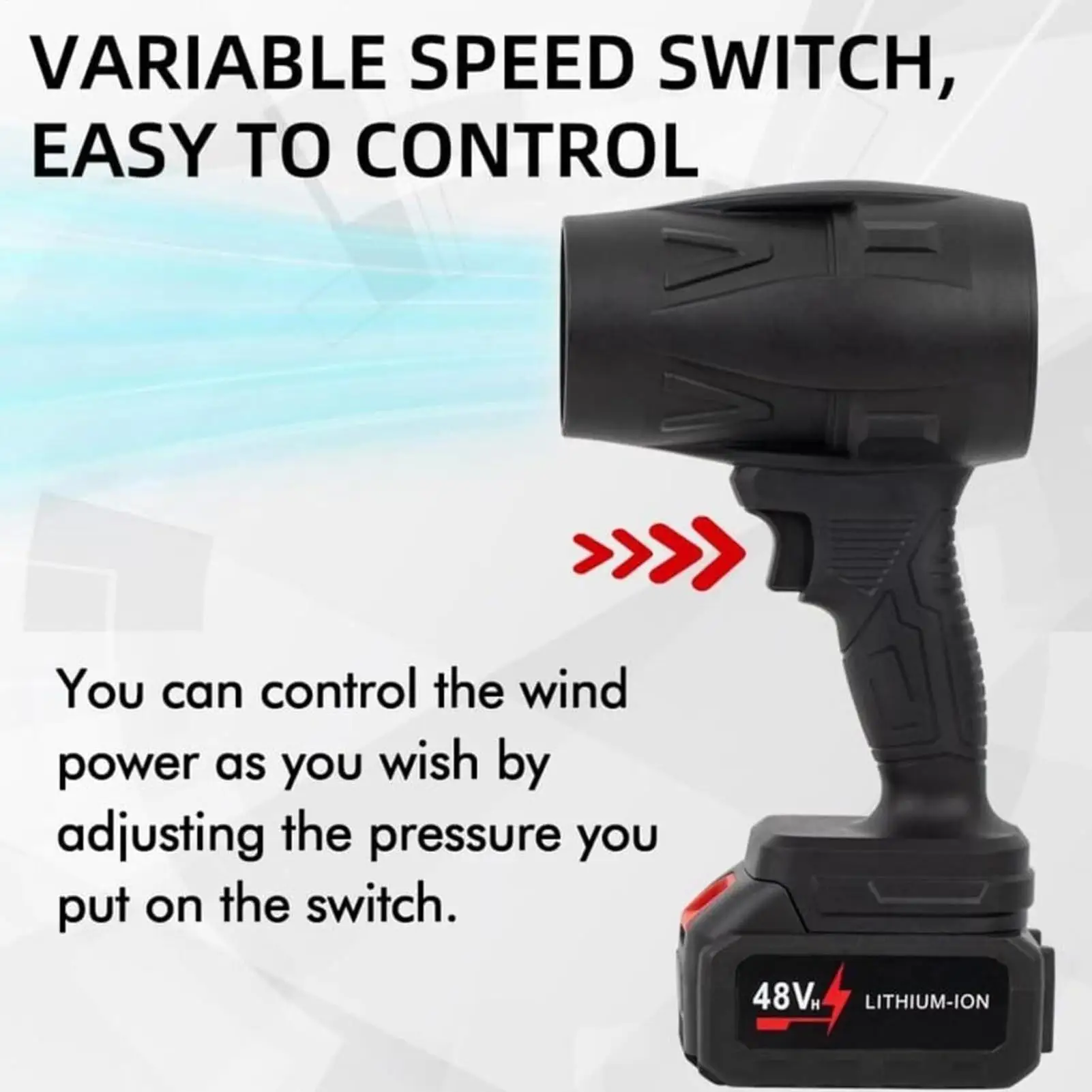 

Беспроводная воздуходувка Мощный струйный вентилятор Мини-турбовентилятор Тяга Violent Leafs Duster Ручные электроинструменты для бытовой техники