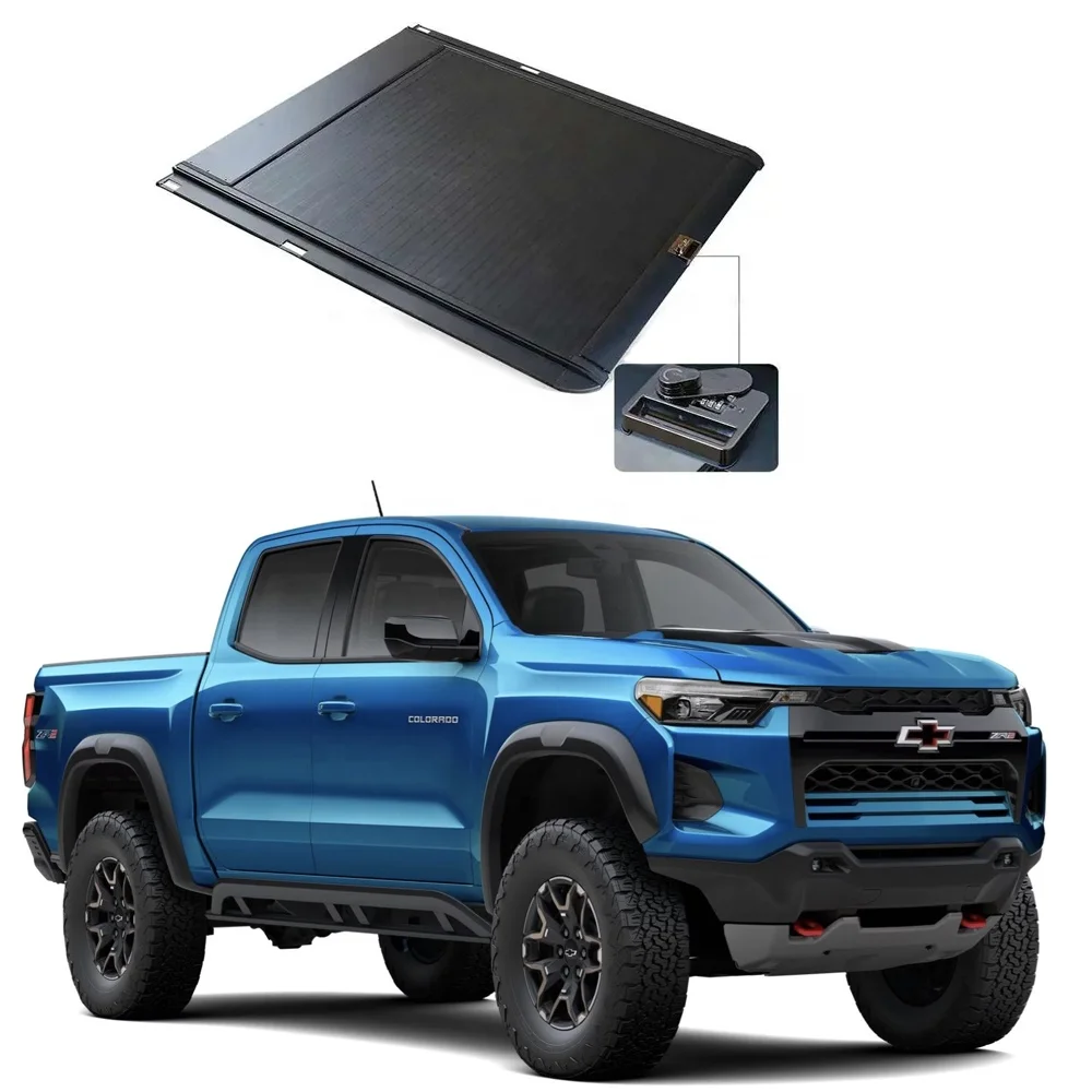 

Password Lock Roller Pickup Truck Bed Cover Lid Hard Aluminum Alloy for Dodge Ram 1500 Black Hard Type