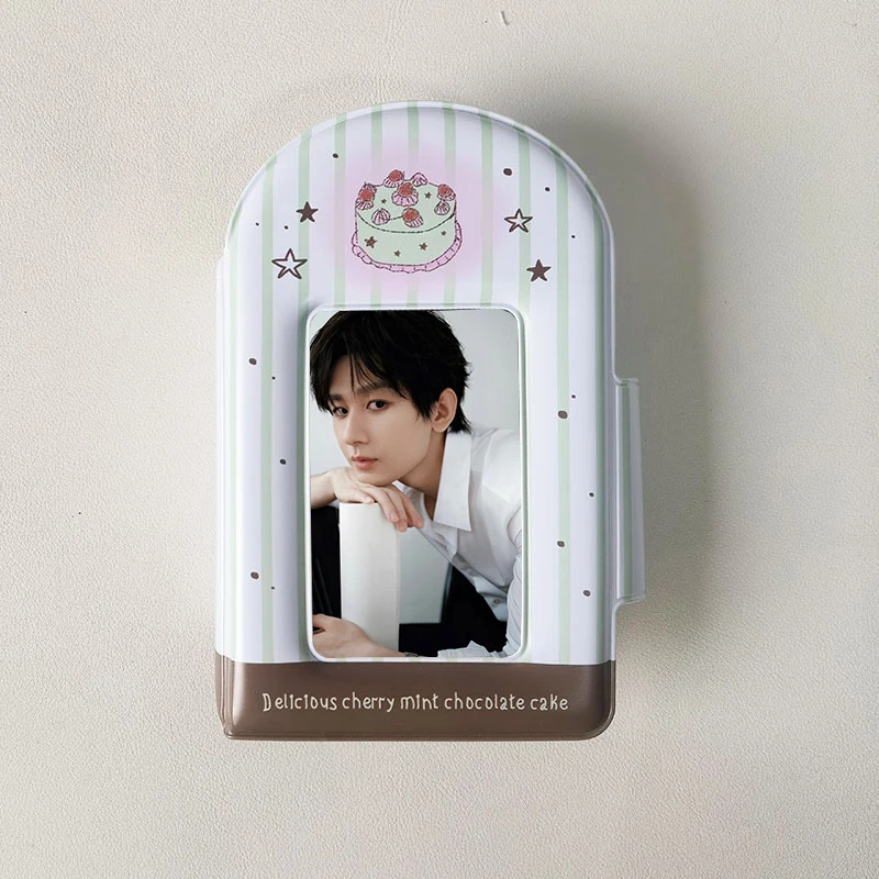 Folleto organizador de postales de 3 pulgadas, soporte para tarjetas fotográficas, álbum de tarjetas Lomo para fotografías, carpeta Kpop