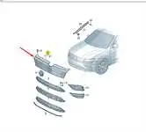 Store code: 290849 for ten louver chrome (ARMASIZ) 1.6tdi (COMFORTLINE) TIGUAN 17