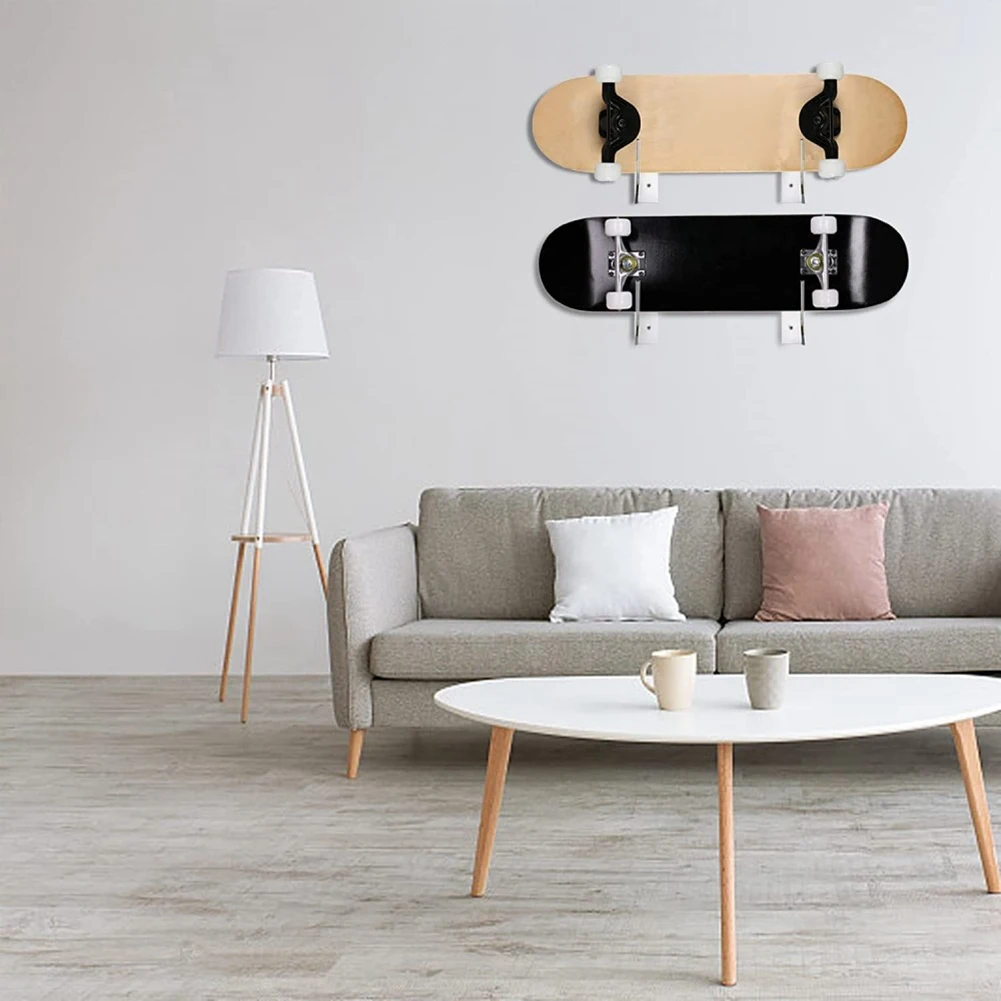 B93B-رف لوح التزلج على الحائط المنزلي، رف تخزين لوح التزلج المثبت على الحائط، رف تخزين لوح التزلج