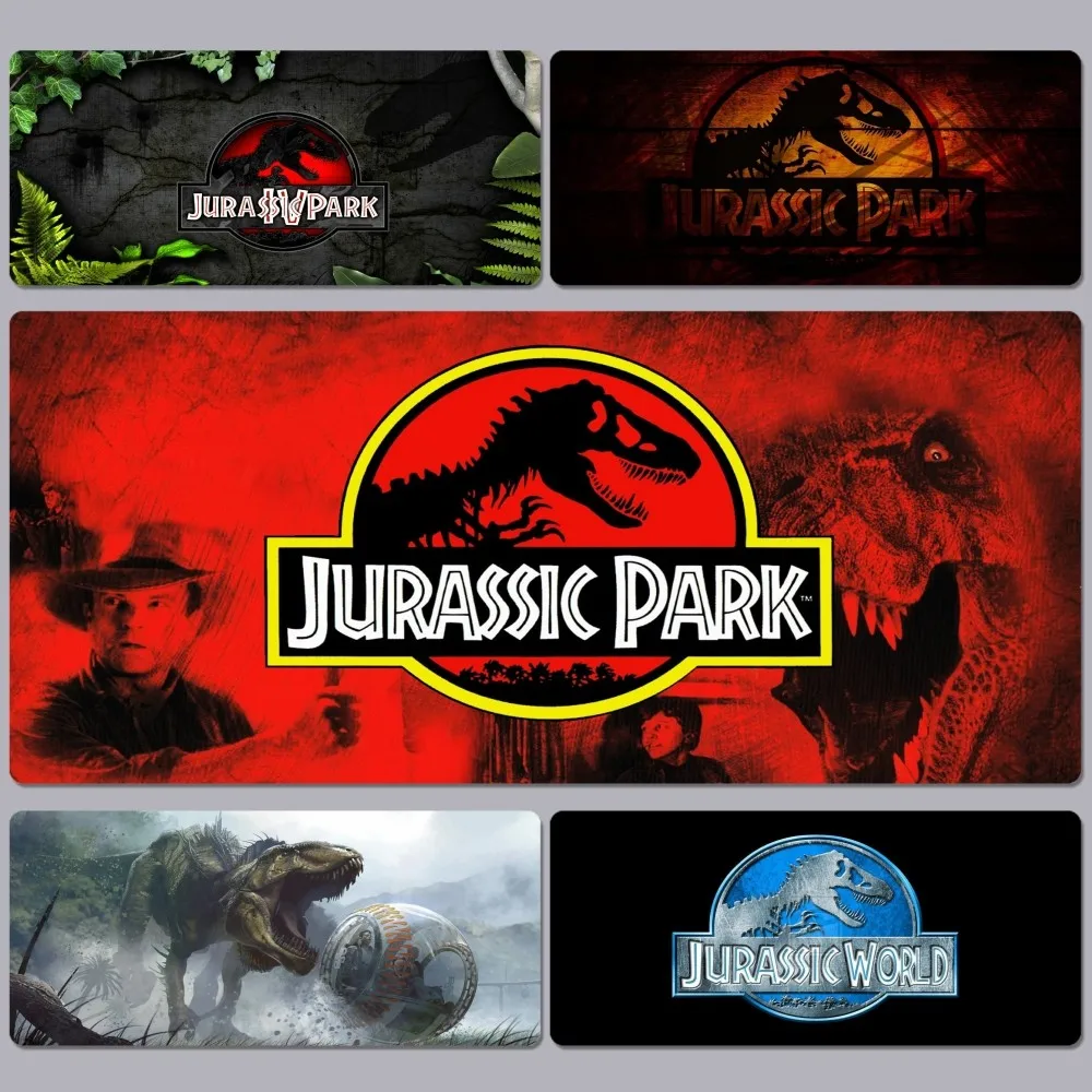 J-Jurassic World Mousepad 90x40cm Big Keyboard Mat Table Mat Students Gamer Desktop Mousepad Gaming Mouse Pad for PC Mouse