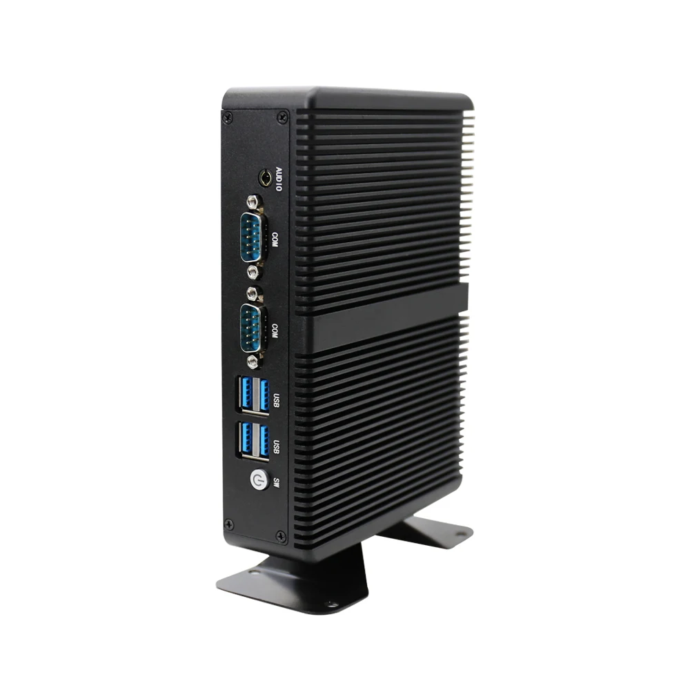 Mini PC sin ventilador Celeron J4125 ESXI AES-NI 4xlan 6USB 3G 4G LTE módulo enrutador suave HDMI VGA pfSense Firewall electrodoméstico