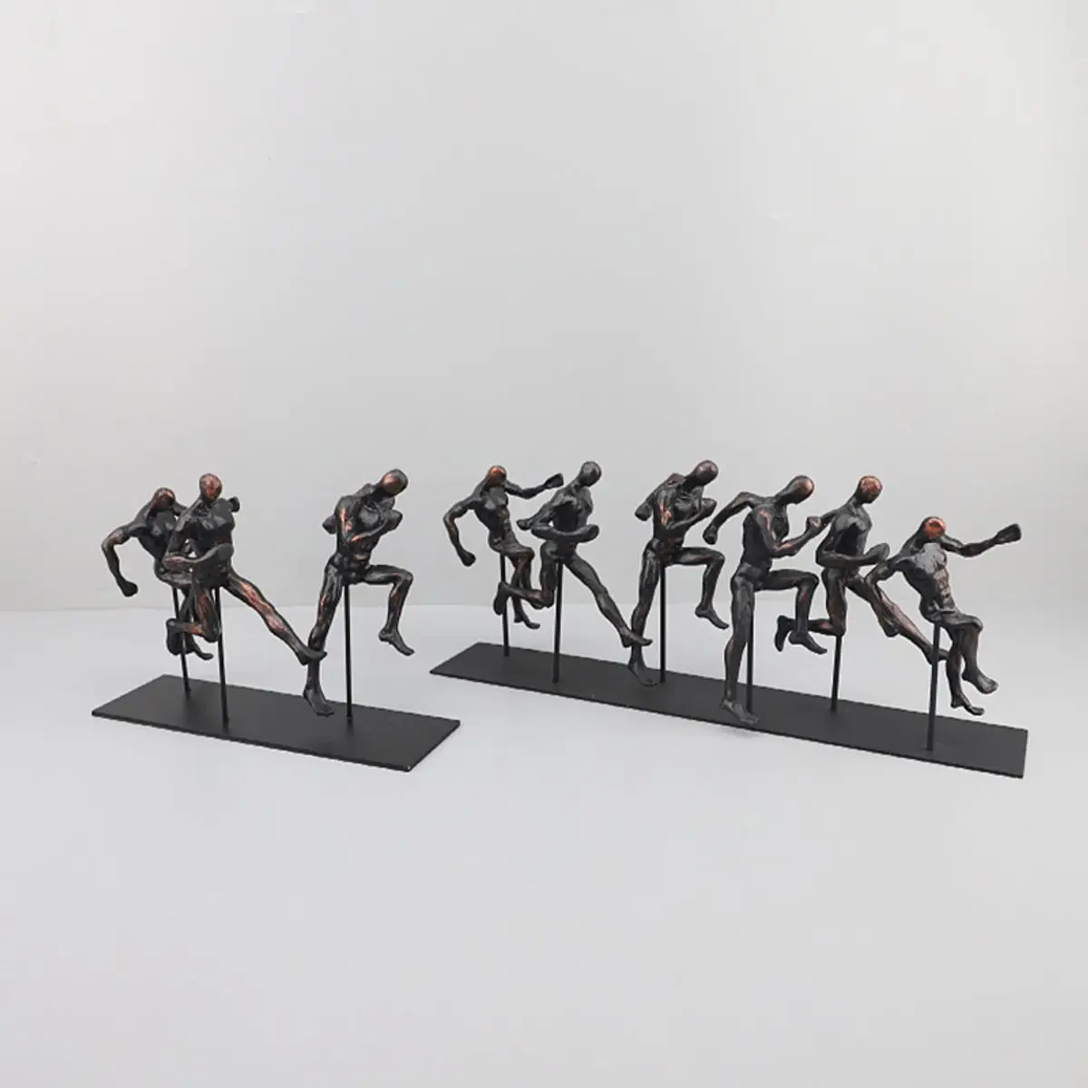 evelyn-vintage-personnage-de-course-ensemble-d'ornements-bronze-blanc-groupe-de-personnes-sculpture-en-metal-autres-accessoires-pour-la-maison-figure-statue