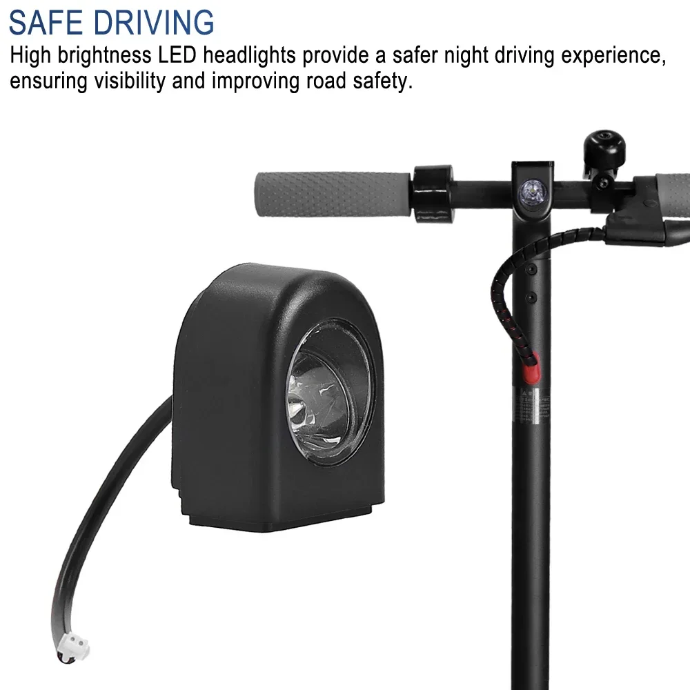 Headlight Assembly for Xiaomi M365/Pro/4 Lite Electric Scooter For Ninebot MAX G30 ES1 ES2 ES3 ES4 Front Lamp Led Light view 2